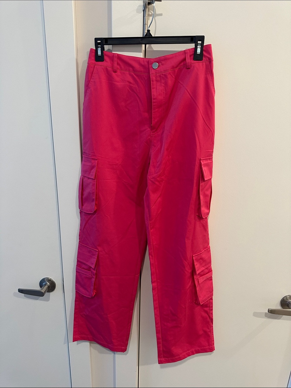 SHEIN Hot Pink Women's Cargo Pants